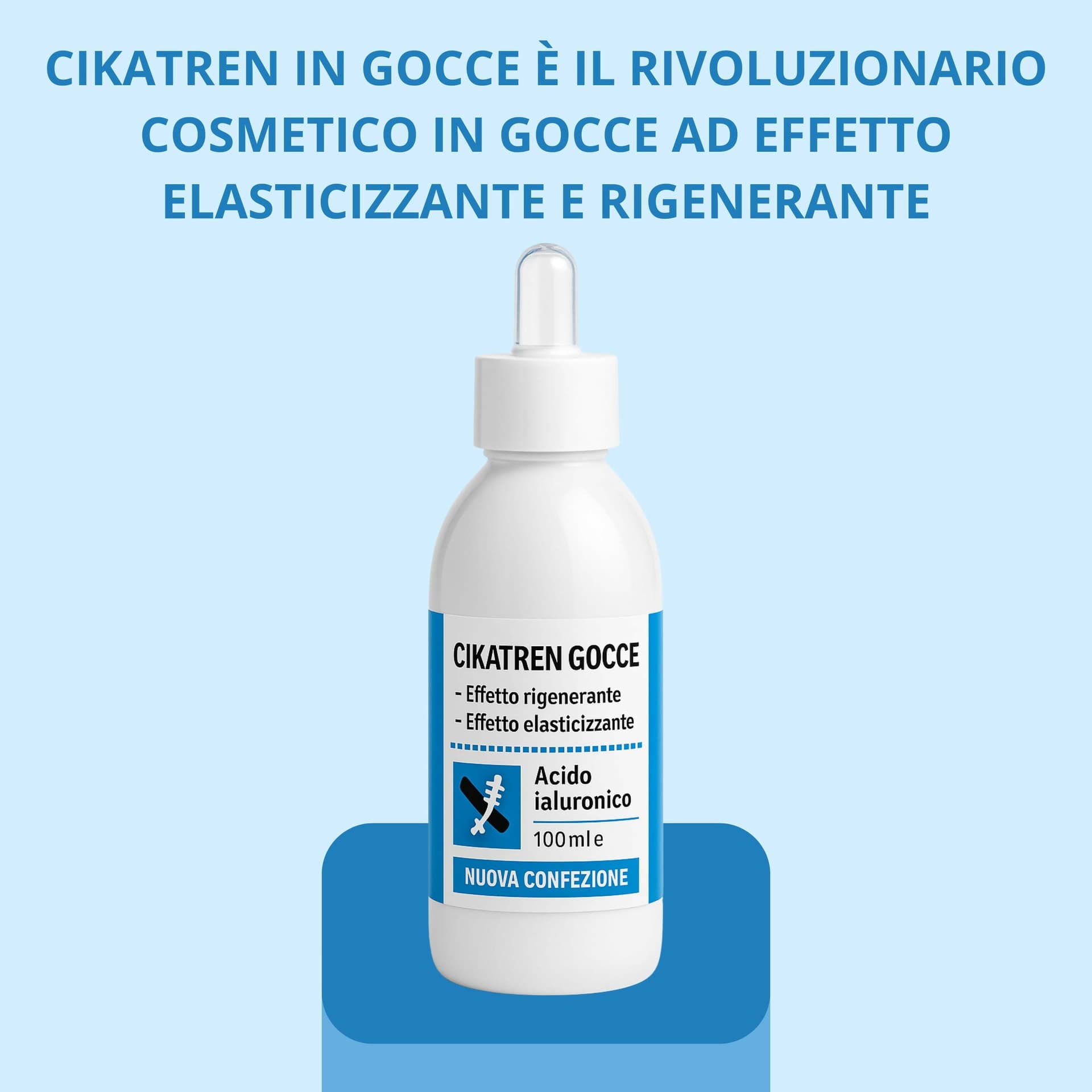 Cikatren Gocce – Siero Rigenerante Cicatrici e Smagliature – Elasticizzante con Rosa Mosqueta, Jojoba e Acido Ialuronico – Viso e Corpo 100ml in Sieri e liquidi BasketGuru Italia - Palermo, commercioVirtuoso.it