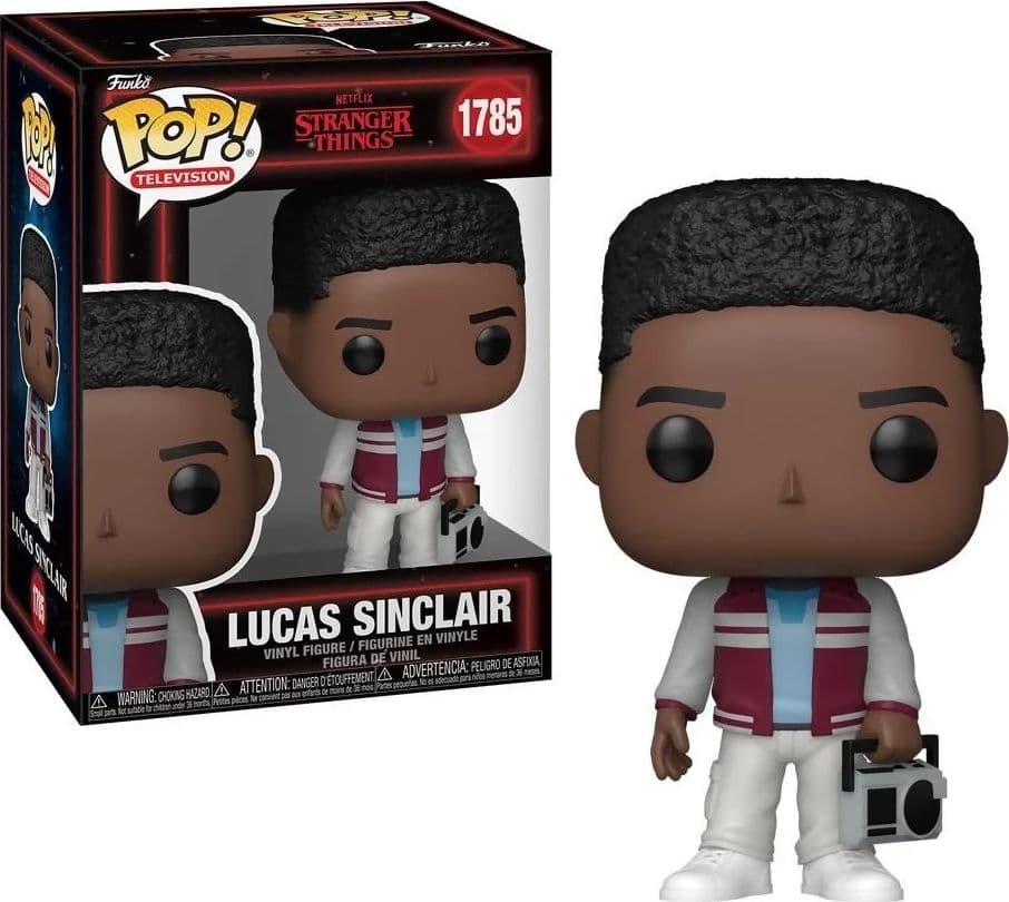 STRANGER THINGS S5 - POP TV N° 1785 - Lucas Sinclair with Boombox