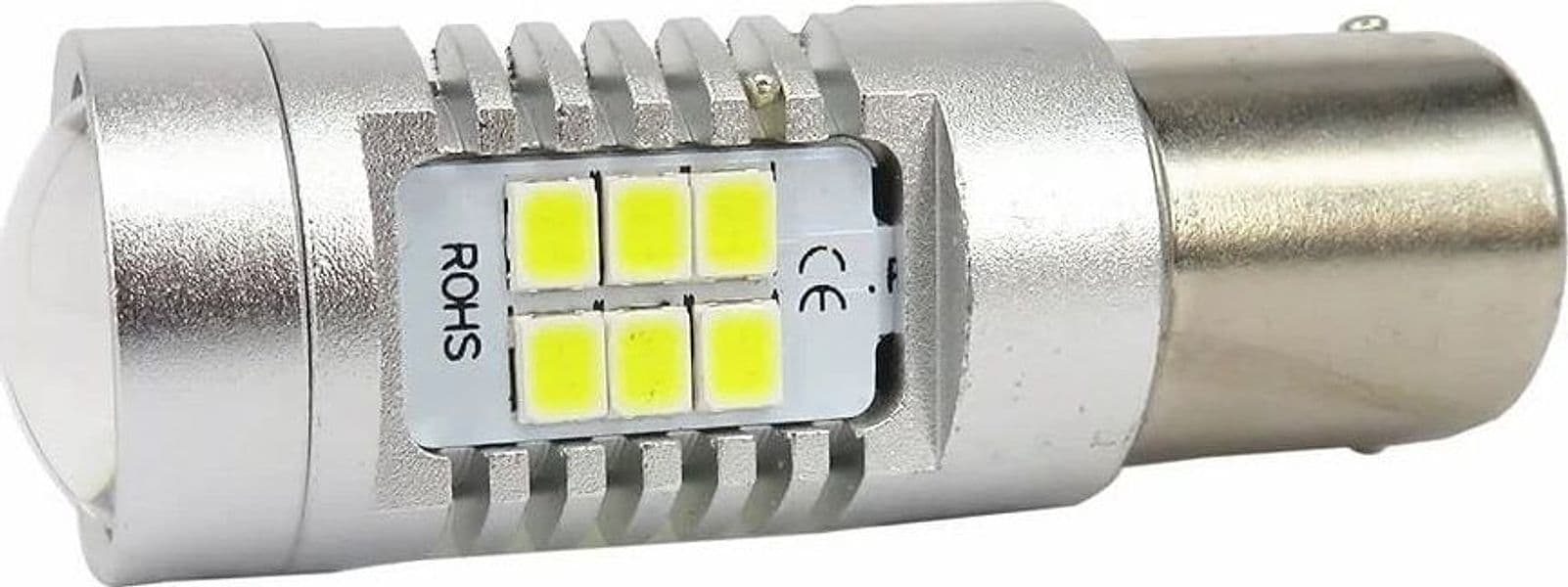 LAMPADA RETROMARCIA 16 LED 21W P21W BA15S BIANCO NO ERROR FIAT GRANDE PUNTO VAN in Indicatori di direzione Solgeny - Besate, commercioVirtuoso.it