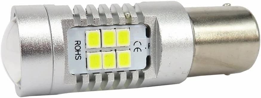 LAMPADA RETROMARCIA 16 LED 21W P21W BA15S BIANCO NO ERROR FIAT GRANDE PUNTO VAN in Indicatori di direzione Solgeny - Besate, commercioVirtuoso.it