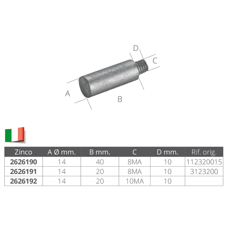 Barotto Vm Ø Mm.14 X 48 in Multimetri Ebricowill - Palermo, commercioVirtuoso.it