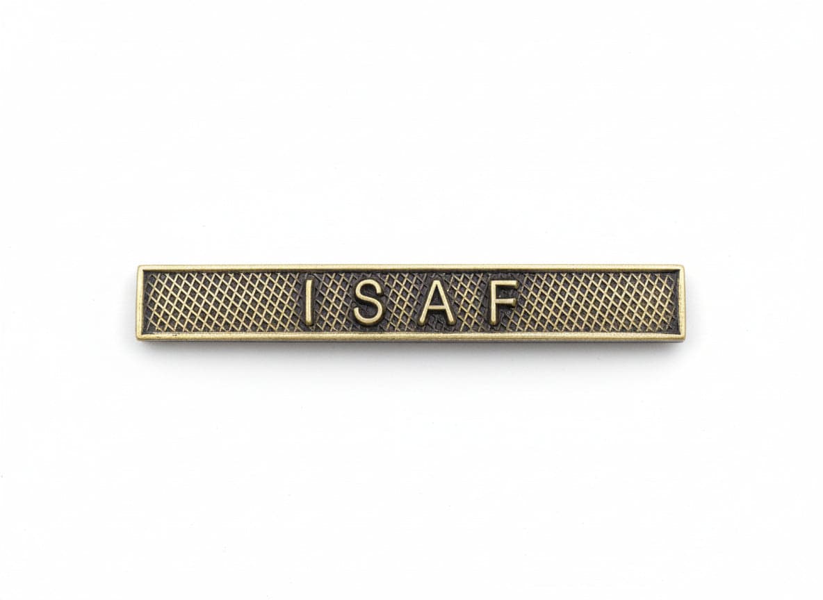 Isaf Afghanistan NATO - Nastro / nastrino / medaglia in Medaglie Il Distintivo - Pesaro, commercioVirtuoso.it
