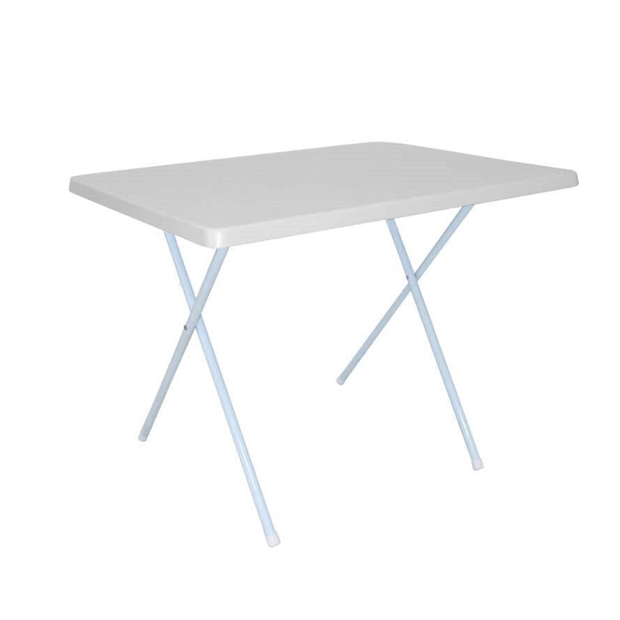 tavolino da campeggio pieghevole salvaspazio in pvc Bianco in Tavoli Milani Home - Dueville, commercioVirtuoso.it