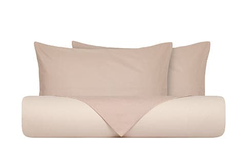 Set copripiumino federe letto bicolor double face parure copripiumino in cotone made in Italy NATURALE/SABBIA in Set copripiumini e federe Vanita di raso - Sesto San Giovanni, commercioVirtuoso.it