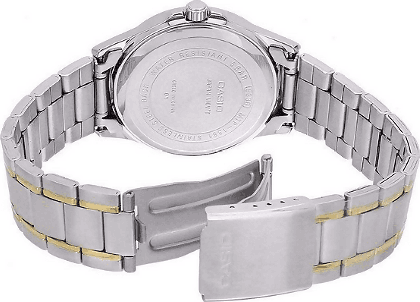 Orologio casio per uomo, MTP-1381G-9A, argentato e d'orato, movimento al quarzo, con segna data e giorno della settimana in Orologi da polso Loweconomy - Marineo, commercioVirtuoso.it