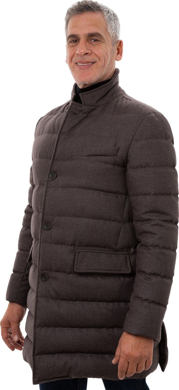 Herno Cappotto imbottito con colletto da uomo in Cappotti Drestige - Casamassima, commercioVirtuoso.it
