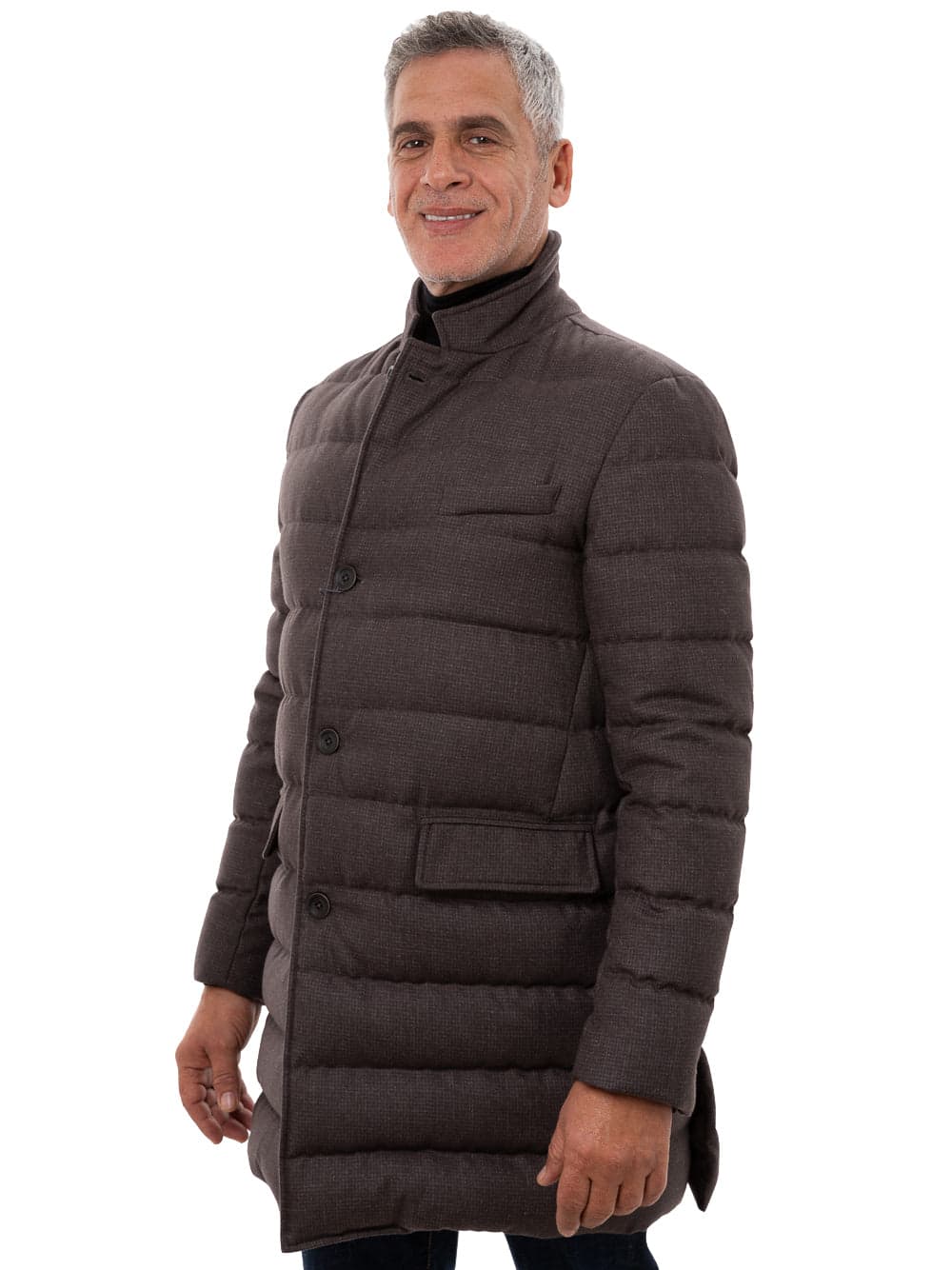 Herno Cappotto imbottito con colletto da uomo in Cappotti Drestige - Casamassima, commercioVirtuoso.it