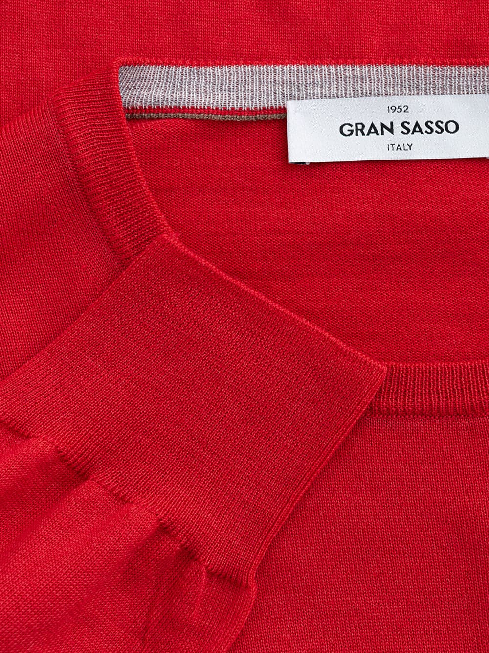 Gran Sasso Maglia Girocollo in Rosso da uomo in Maglioni Drestige - Casamassima, commercioVirtuoso.it