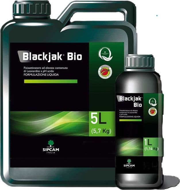 Blackjak Bio Stimolante Biologico Lt.1 Fisioattivatore ad Elevato Contenuto di Leonardite Sipcam in Fertilizzanti multiuso Taliachicce.it - Milazzo, commercioVirtuoso.it