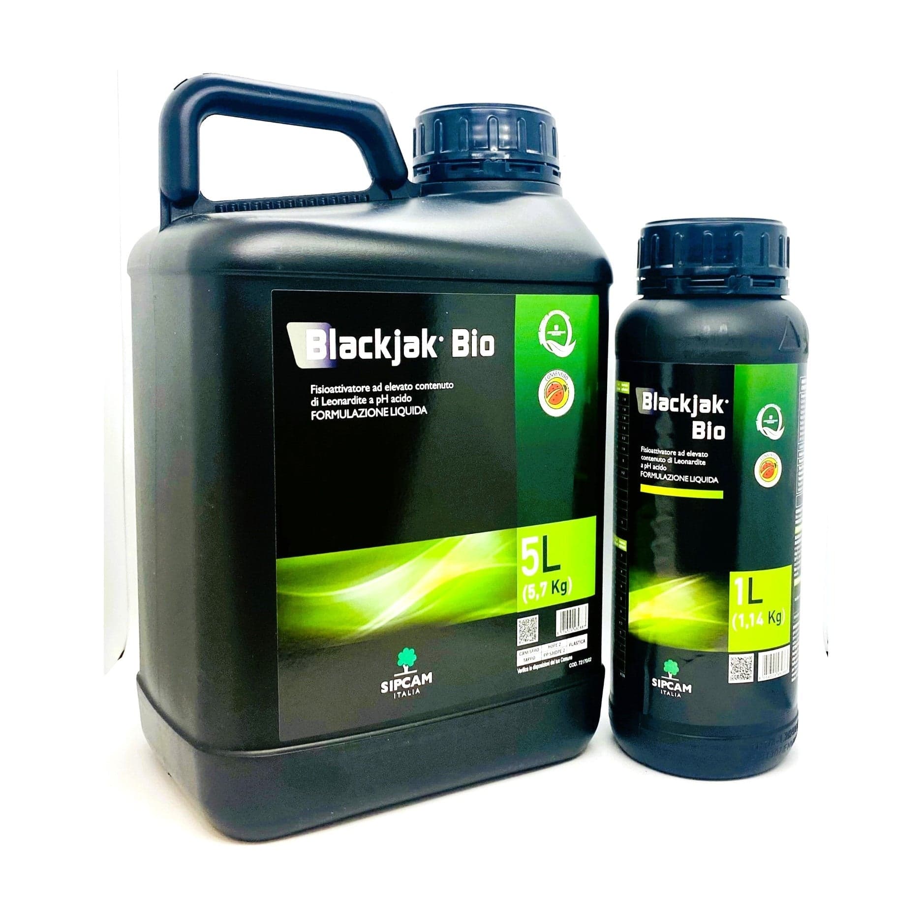 Blackjak Bio Stimolante Biologico Lt.5 Fisioattivatore ad Elevato Contenuto di Leonardite Sipcam in Fertilizzanti multiuso Taliachicce.it - Milazzo, commercioVirtuoso.it