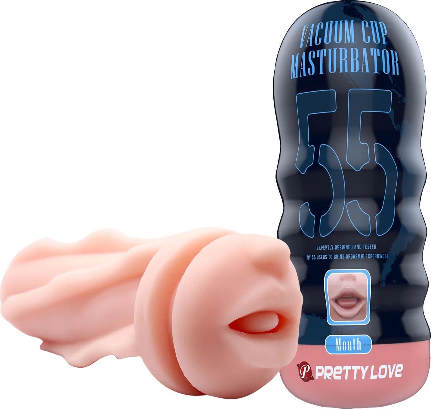 Pretty Love Vacuum Cup “Mouth” (55 Mouth) Masturbatore Uomo Effetto Bocca TPE 18cm in prodotto Erosdom - Palmi, commercioVirtuoso.it