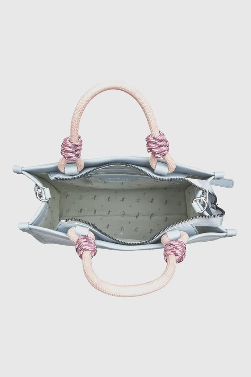 Borsa tote in ecopelle manico in corda | Verde Fashion in Borse a mano You Store - Messina, commercioVirtuoso.it
