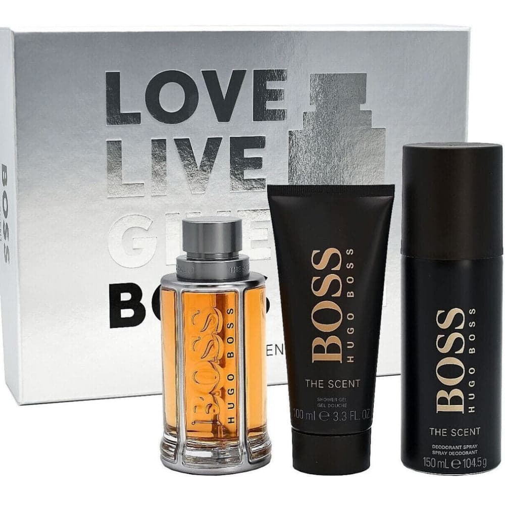 Boss Scent Coffret Edt 100 Ml + Deo 150 Ml + S/G 100 Ml in Eau de Toilette Dupers Club - Campo di Giove, commercioVirtuoso.it