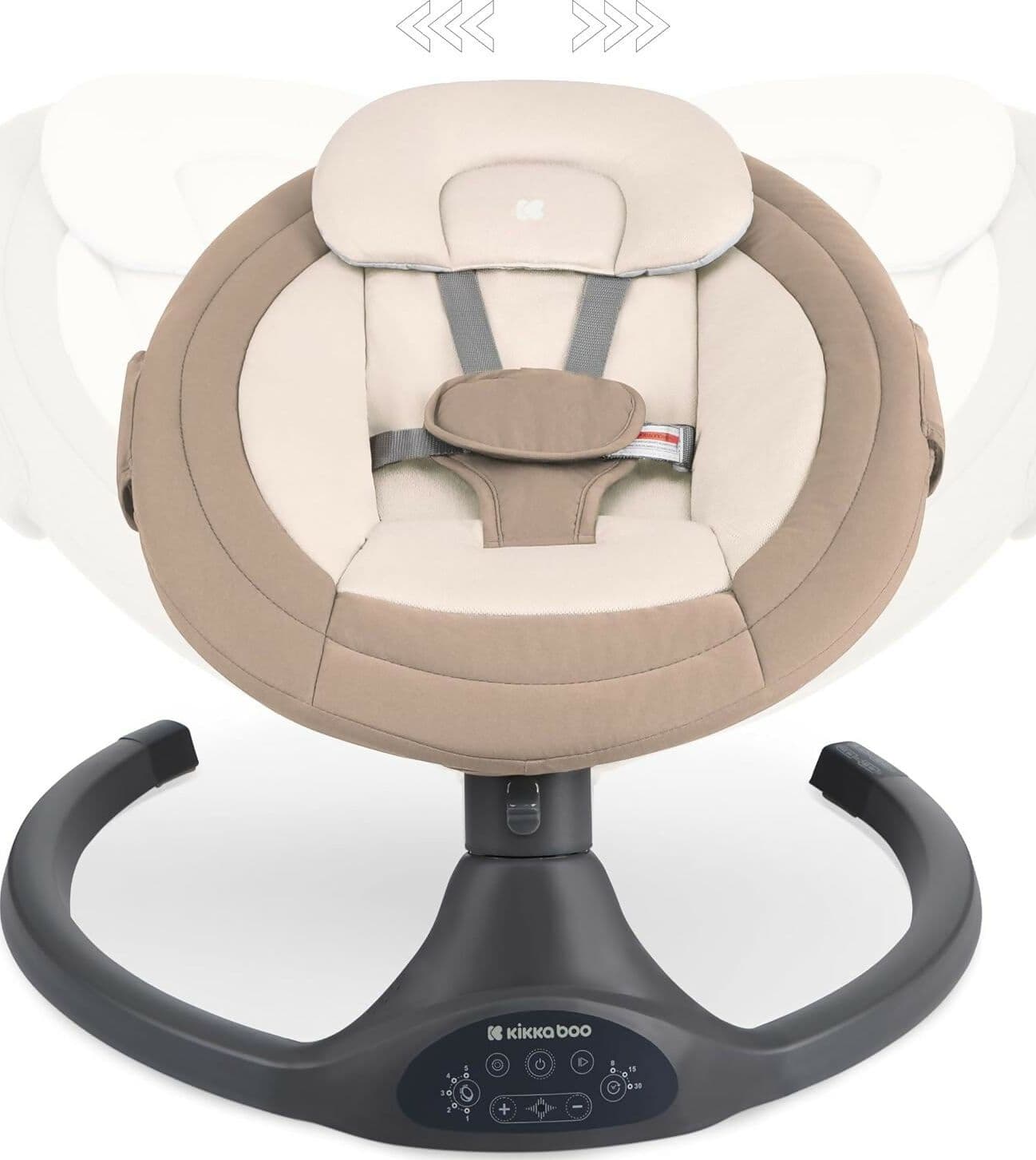 KIKKABOO Sdraietta Neonati Elettrica CODIE - Dondolo Elettrico per Neonati con Bluetooth, 5 Velocità, Schienale Regolabile, 10 Melodie, Fino a 9 kg, colore BEIGE - con Telecomando - rilassante, calmante in Sdraiette e dondolini Sanitaria Gioia del Bimbo - Villa San Giovanni, commercioVirtuoso.it