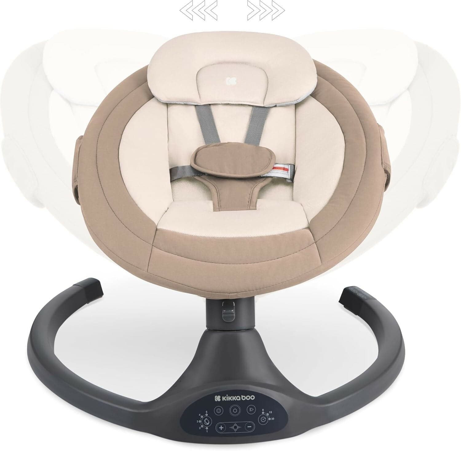 KIKKABOO Sdraietta Neonati Elettrica CODIE - Dondolo Elettrico per Neonati con Bluetooth, 5 Velocità, Schienale Regolabile, 10 Melodie, Fino a 9 kg, colore BEIGE - con Telecomando - rilassante, calmante in Sdraiette e dondolini Sanitaria Gioia del Bimbo - Villa San Giovanni, commercioVirtuoso.it