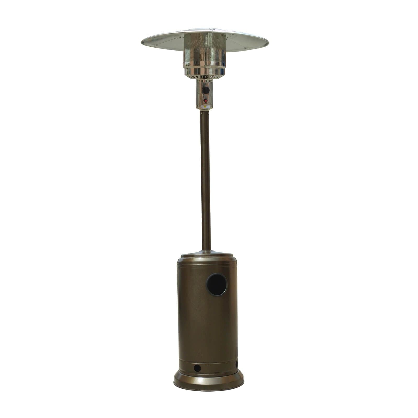 Scaldapatio stufa a fungo gas in acciaio h 221 cm 13 kw con ruote per esterno - 8