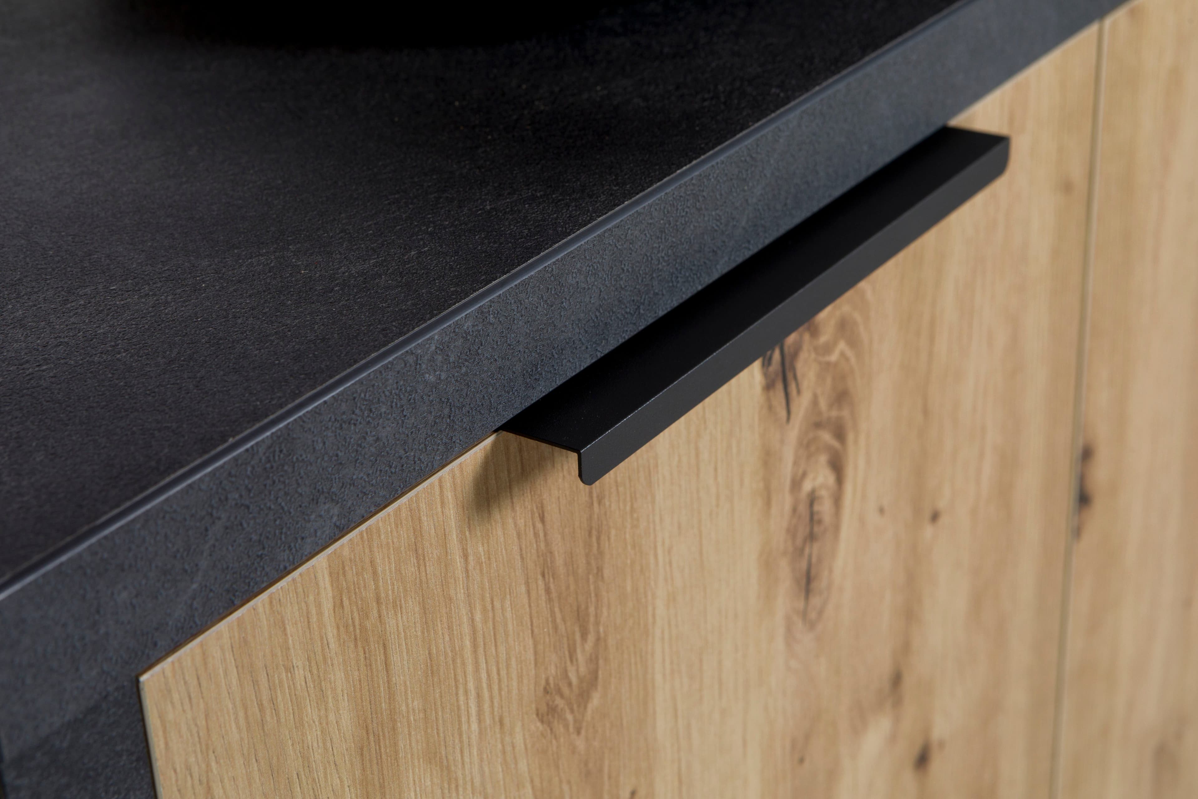 Scarpiera multiuso con 3 ante "Segno" Rovere e Nero per interno armadio basso Casa e cucina/Organizzazione interni/Organizzazione guardaroba/Portascarpe/Scarpiere Decor Space - Altamura, Commerciovirtuoso.it
