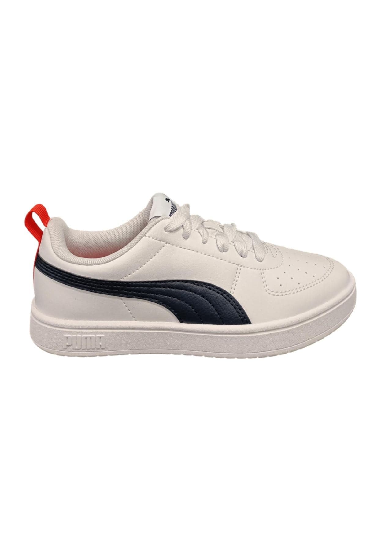 Scarpe sneakers Unisex bambini PUMA RICKIE  bianco-rosa laccio - 22