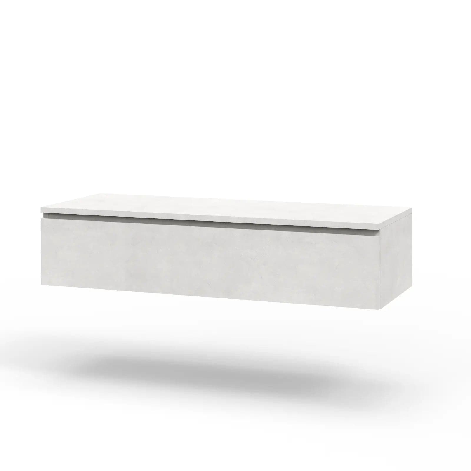Composizione Bagno 120cm Con Vasca Integrata Cassetto E Specchio