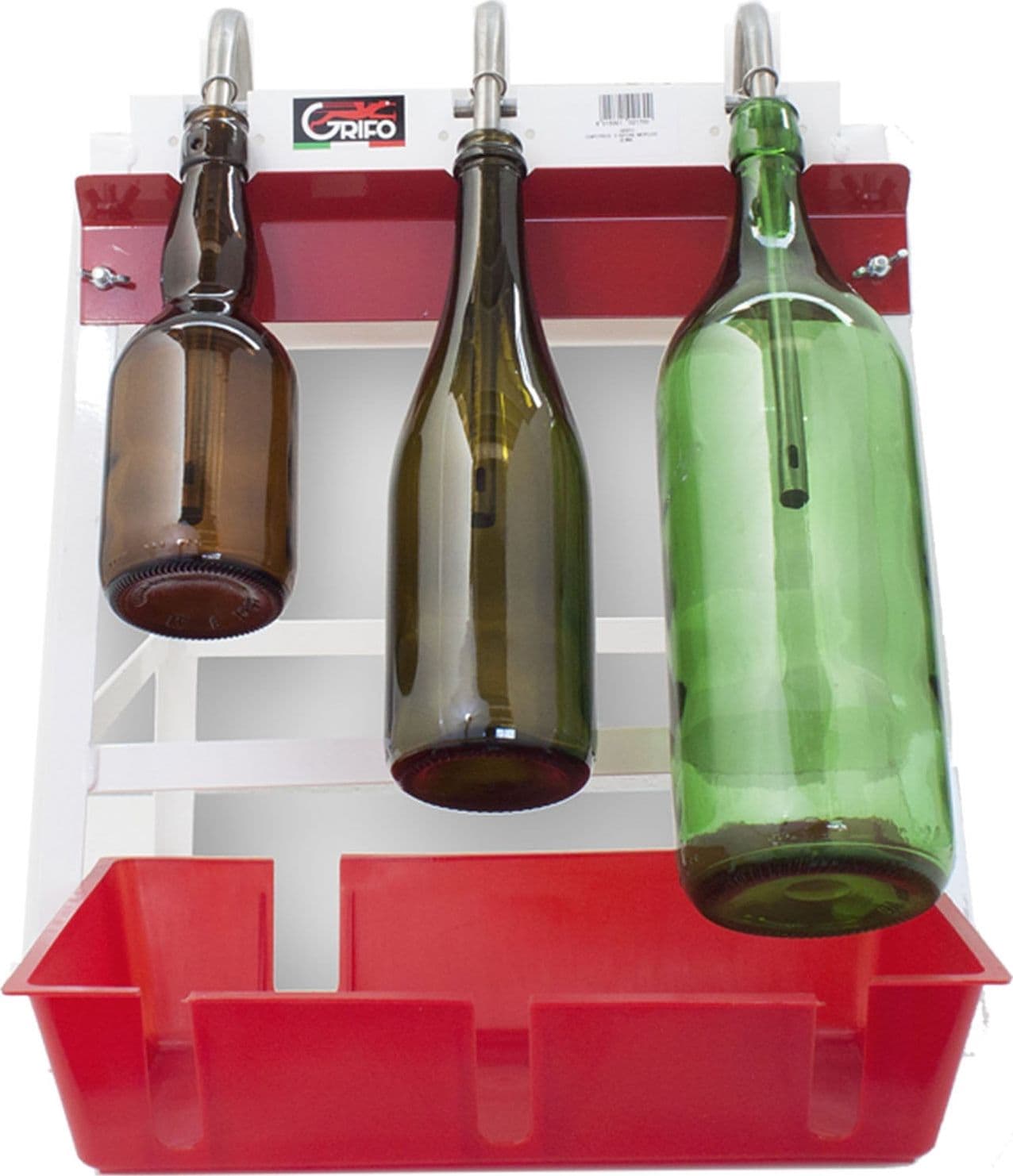 Riempitrice a vaschetta con sifoni in acciaio inox per bottiglie birra artigianale e vino in Kit di accessori La Zappa - Altamura, commercioVirtuoso.it