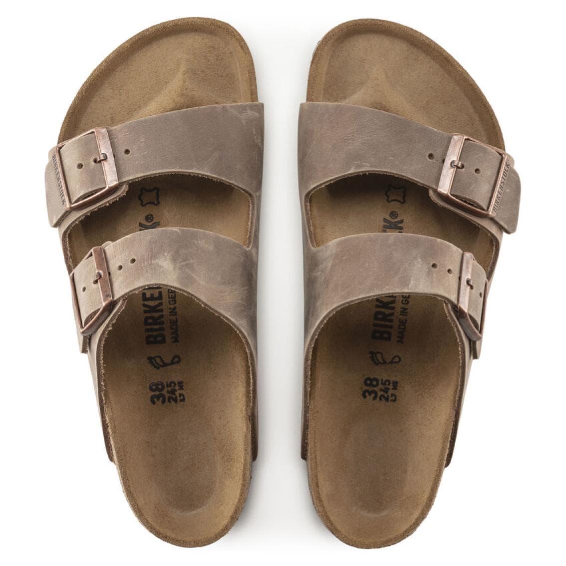 Birkenstock Arizona Leather Oiled tobacco brown in Ginevra Glad Store - Genova, commercioVirtuoso.it