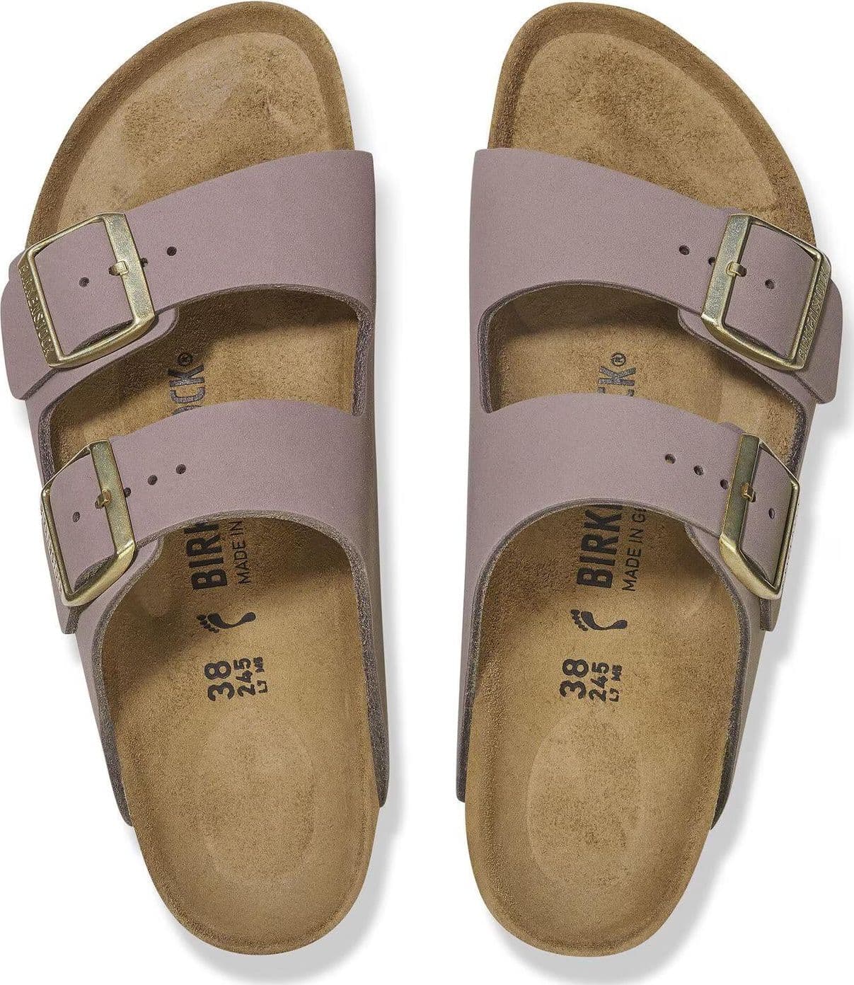 Birkenstock Arizona Nubuck faded purple
