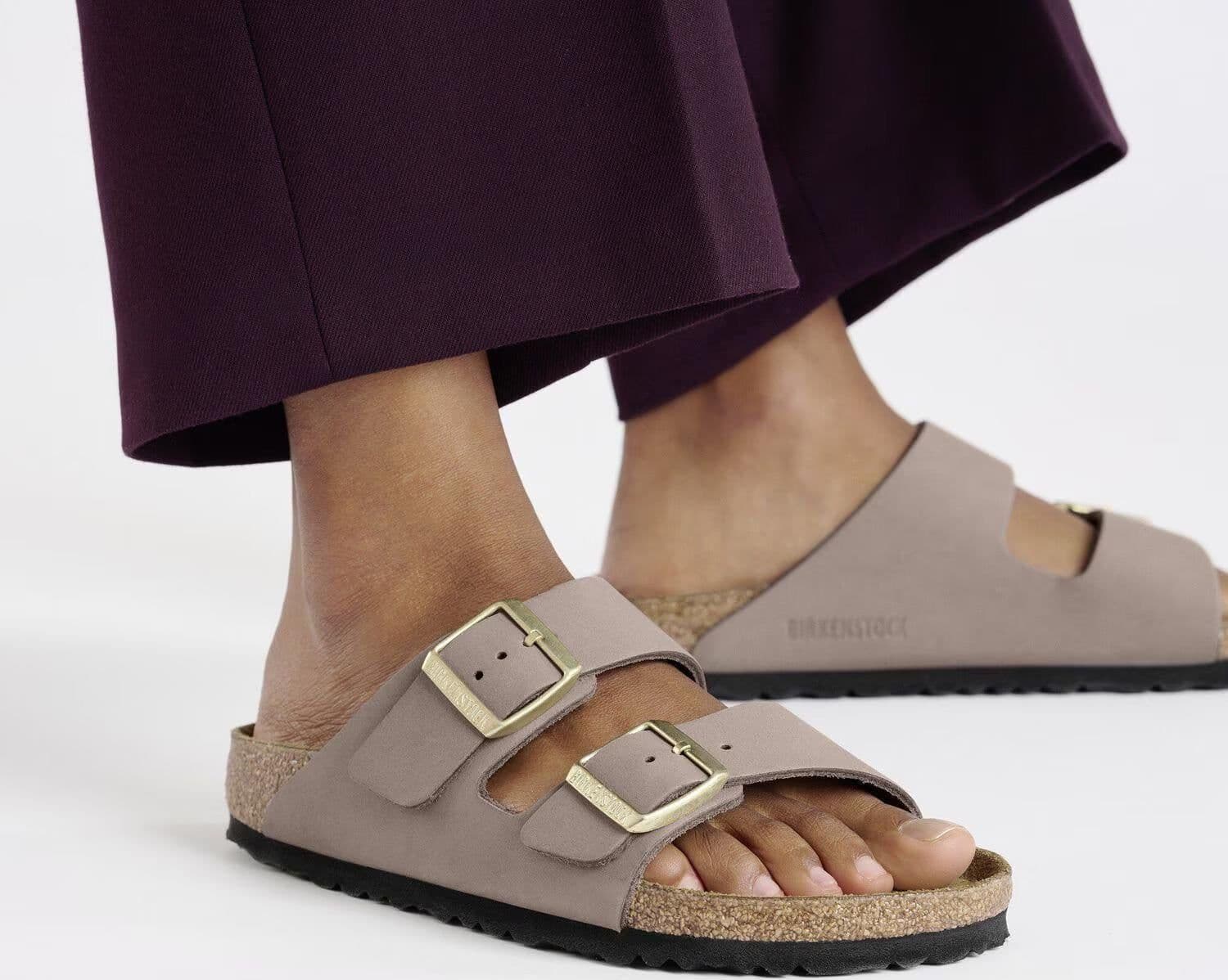Birkenstock Arizona Nubuck faded purple