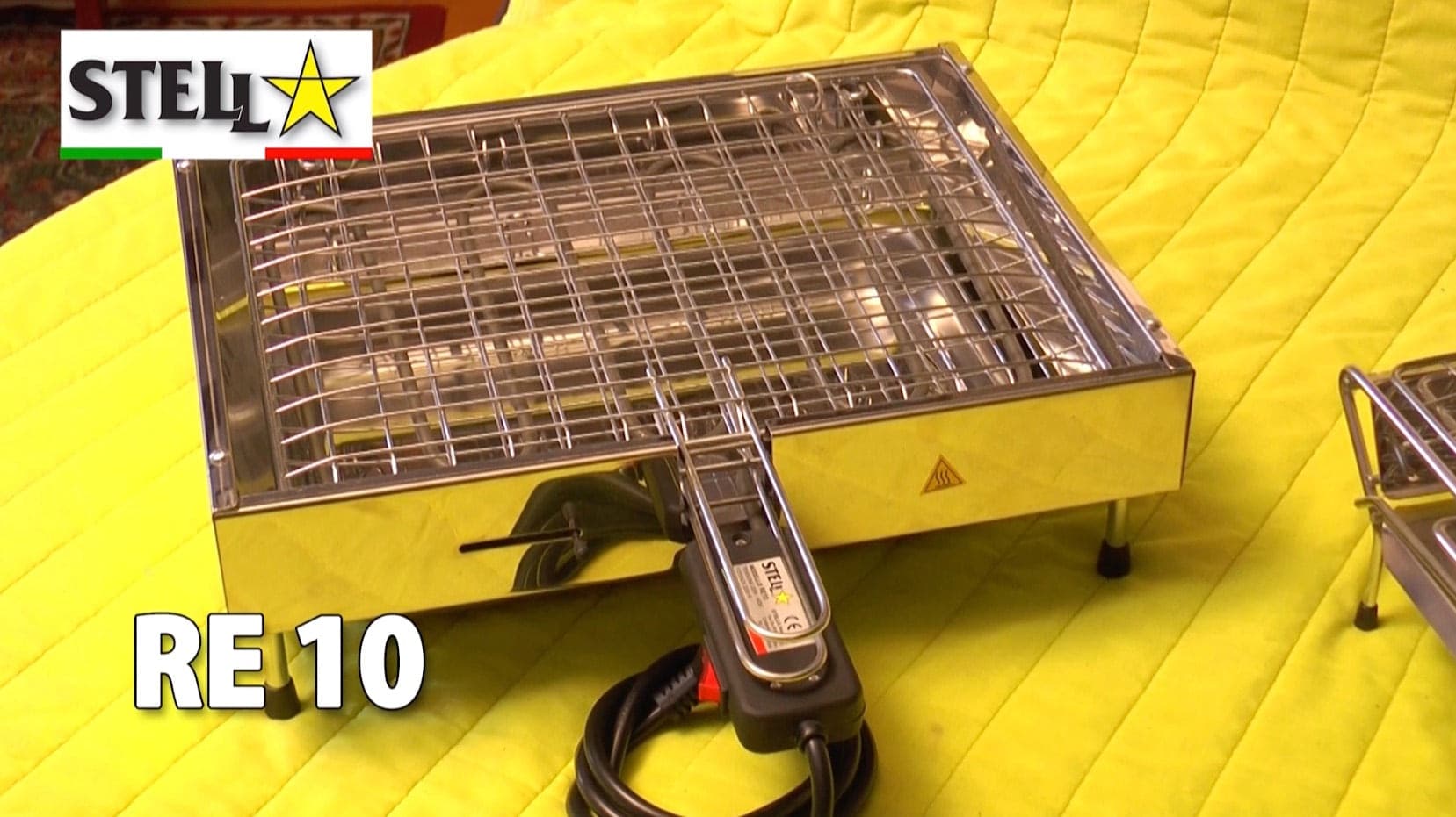 Bistecchiera griglia elettrica satinata in acciaio inox 2200 Watt Made in Italy La Stella - ST 2200 in Bistecchiere Elettroccasione - Terlizzi, commercioVirtuoso.it