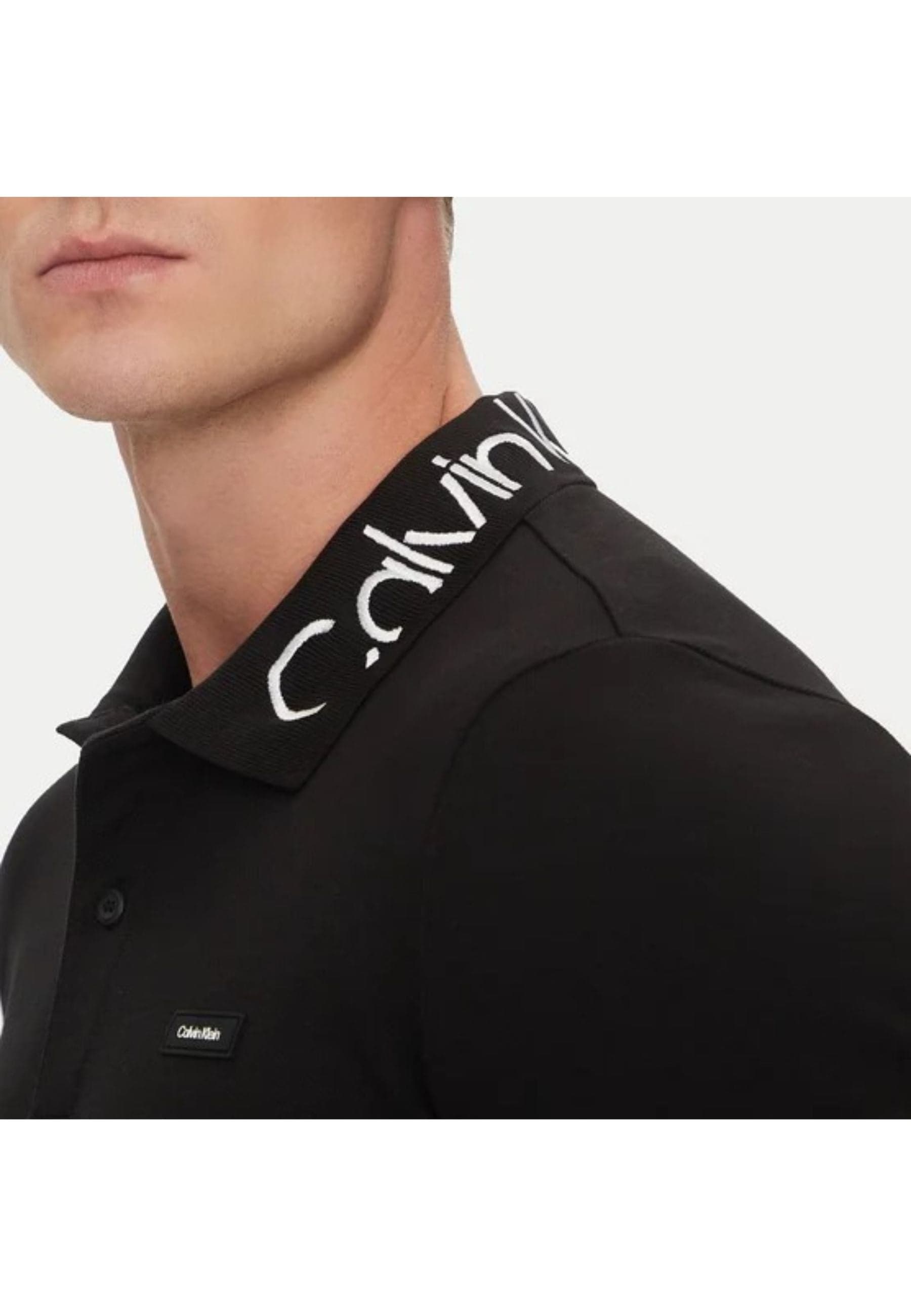calvin klein POLO STRETCH PIQUE LOGO COLLAR POLO da uomo in Polo Drestige - Casamassima, commercioVirtuoso.it