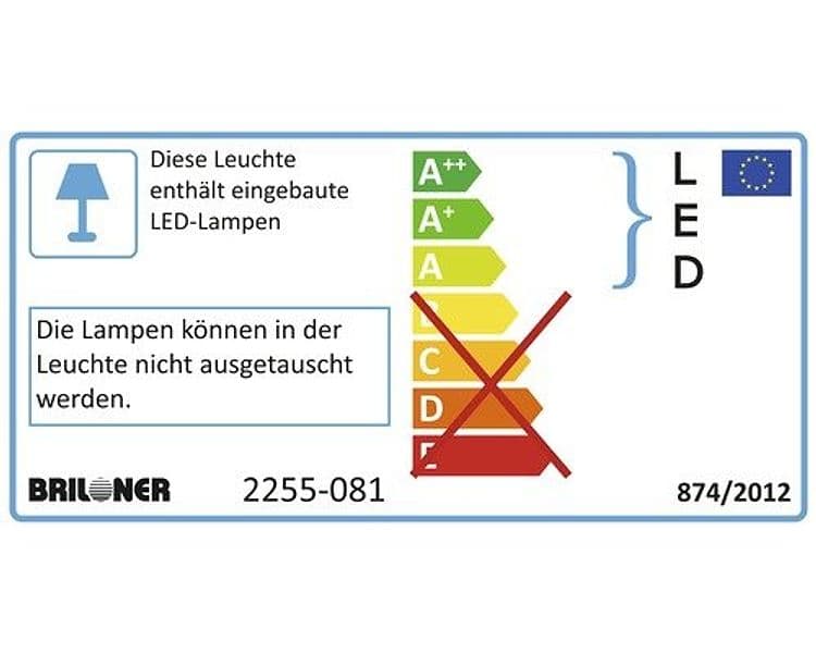 Briloner 2255-081 - Luce mobile a LED "LERO INDOOR" in Luci da specchio Stockdoc - Terni, commercioVirtuoso.it
