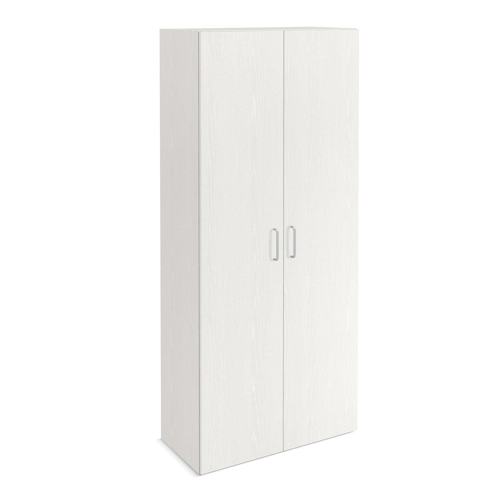 Armadio a colonna in legno a 6 ripiani con 2 ante scarpiera alta h 183 cm in Armadi Decor Space - Altamura, commercioVirtuoso.it