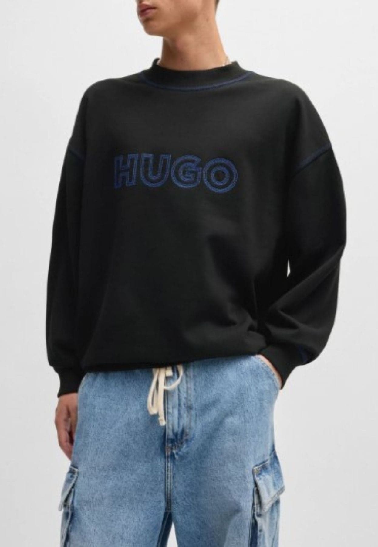 Hugo HUGO FELPA NITLOGOLONG da uomo in Felpe senza cappuccio Drestige - Casamassima, commercioVirtuoso.it