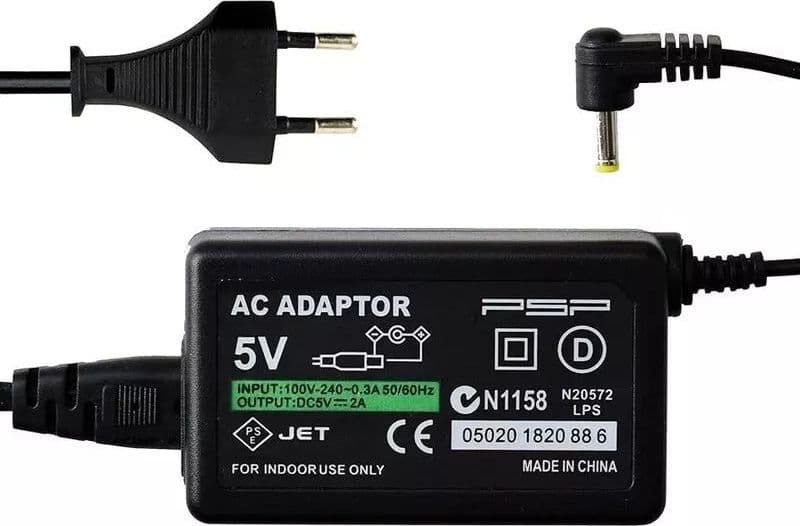 Caricabatterie Caricatore Alimentatore 5V Compatibile PSP/PSP Fat Slim Lite Sony Playstation in Caricabatterie Solgeny - Besate, commercioVirtuoso.it