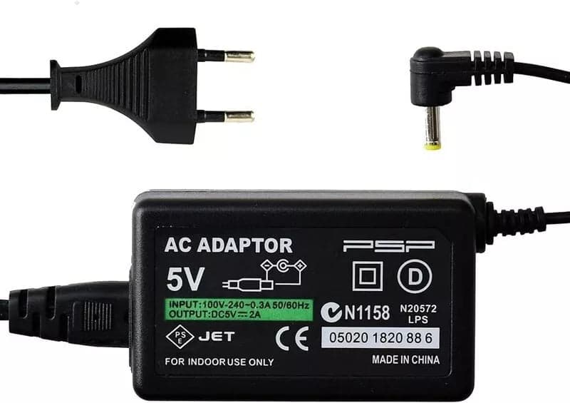 Caricabatterie Caricatore Alimentatore 5V Compatibile PSP/PSP Fat Slim Lite Sony Playstation in Caricabatterie Solgeny - Besate, commercioVirtuoso.it