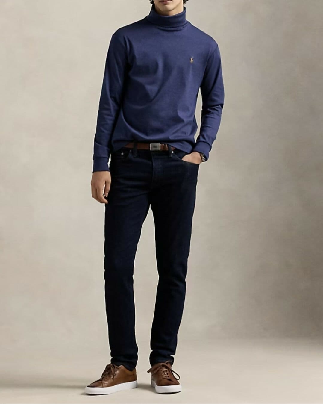 Polo Ralph Lauren Dolcevita Uomo in cotone SOFT COTTON ROLL NECK - Maglietta a manica lunga in Pullover senza maniche e gilet fatti a maglia Euforia - Bronte, commercioVirtuoso.it