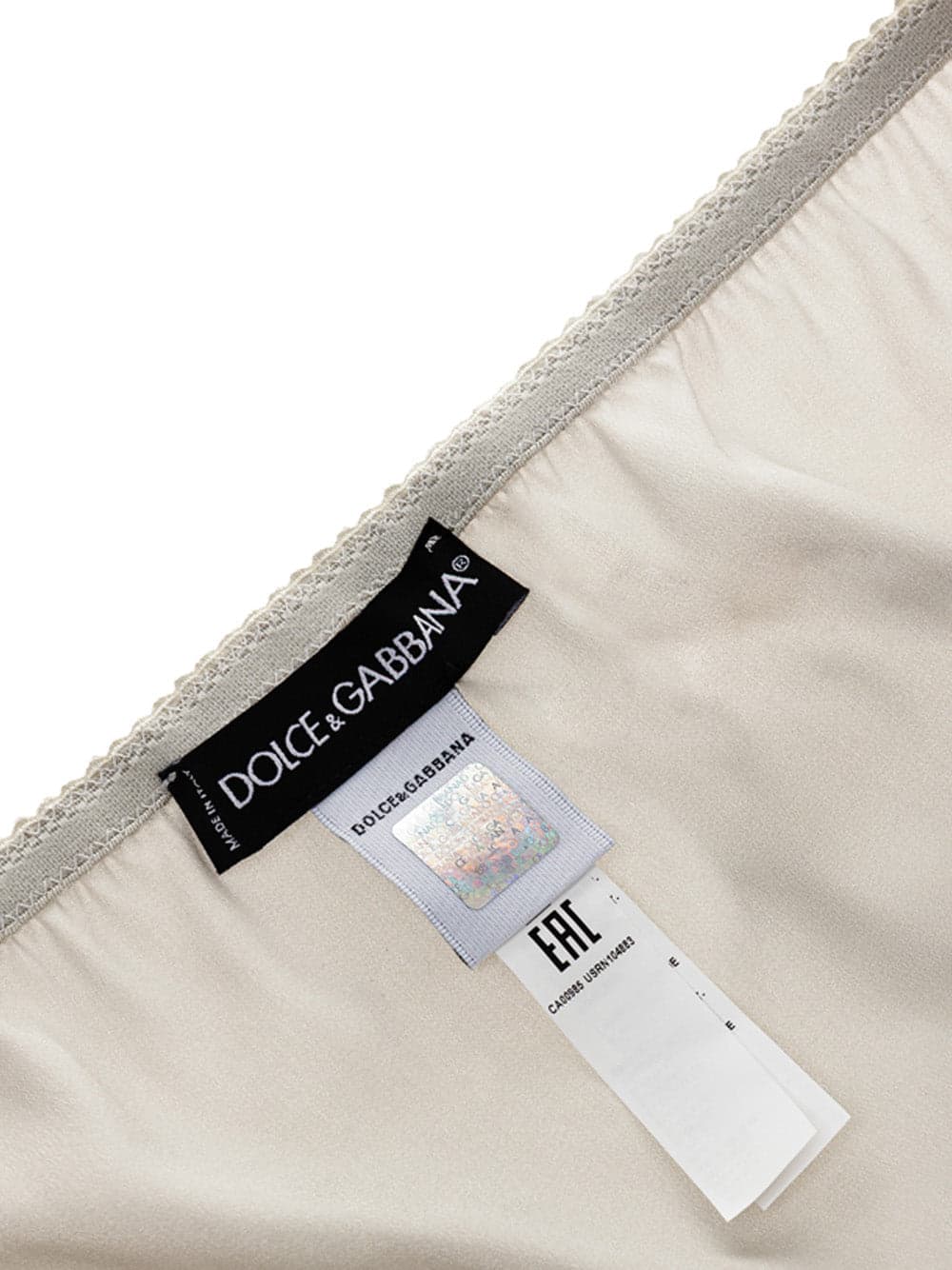 Dolce &amp; Gabbana Slip in Seta Grigio Chiaro da donna in Slip tanga e culotte Drestige - Casamassima, commercioVirtuoso.it