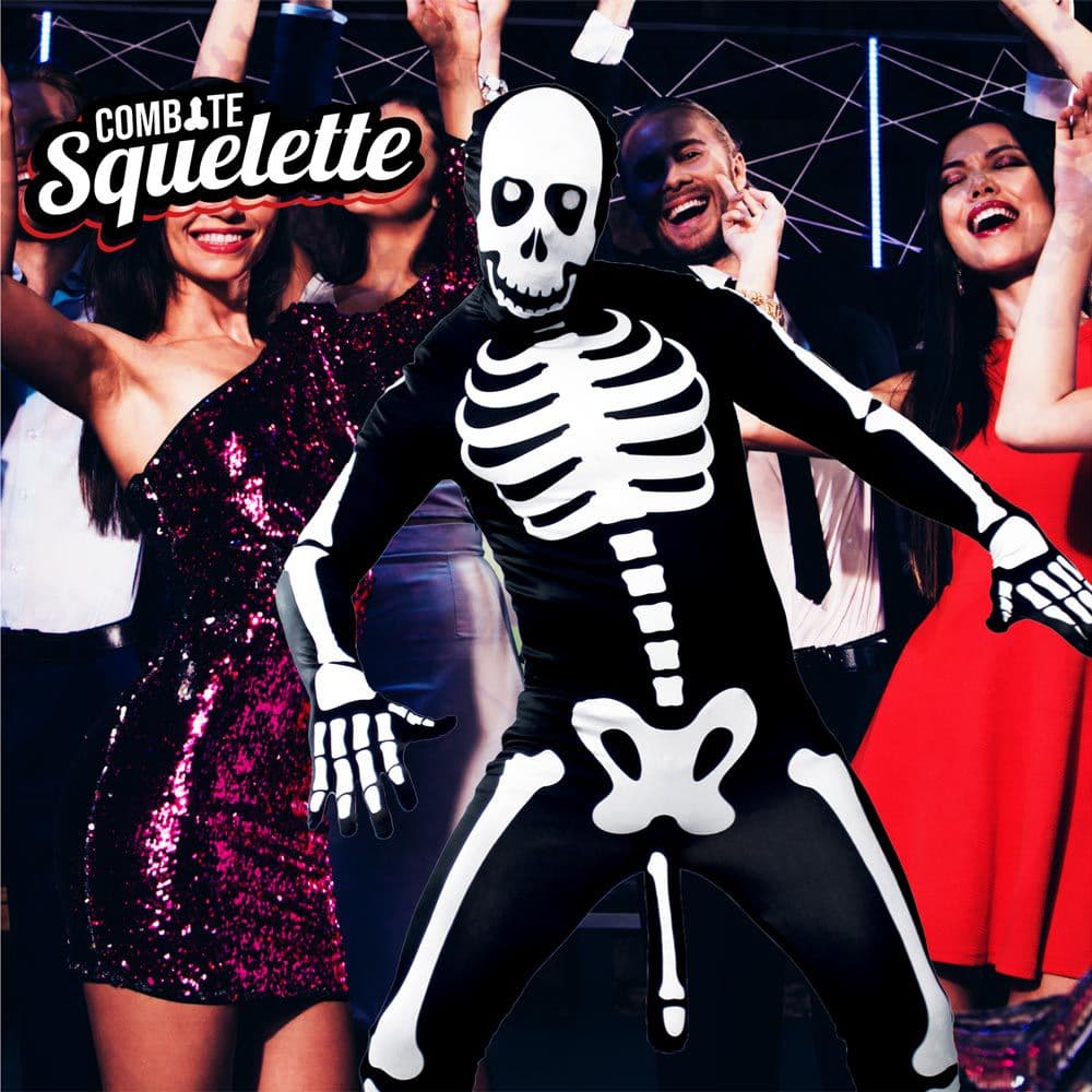 Costume intero da scheletro con pisello per la festa hot di addio al celibato nubilato sexy gadget per adulti 18+ in Adulti Kondorama - Martinsicuro, commercioVirtuoso.it