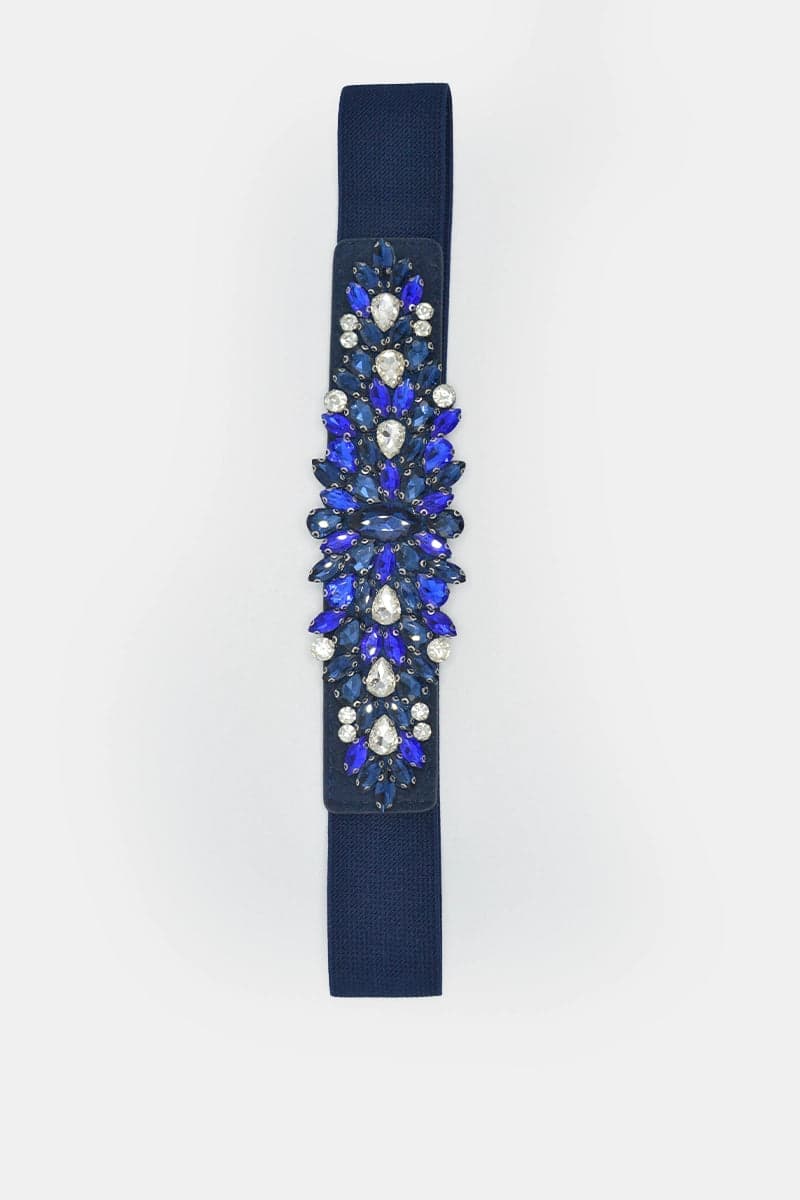 Cintura elastica con cristalli e strass in Cinture Leclaf - Napoli, commercioVirtuoso.it