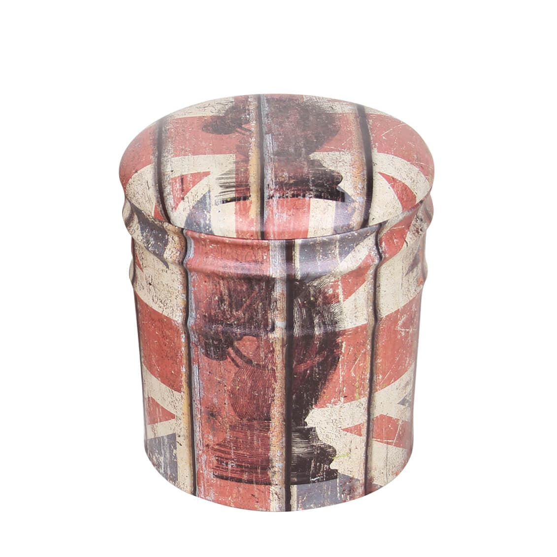 THEODORE - set di 2 pouf contenitore tondo poggiapiedi Multicolor in Ottomane e poggiapiedi Milani Home - Dueville, commercioVirtuoso.it