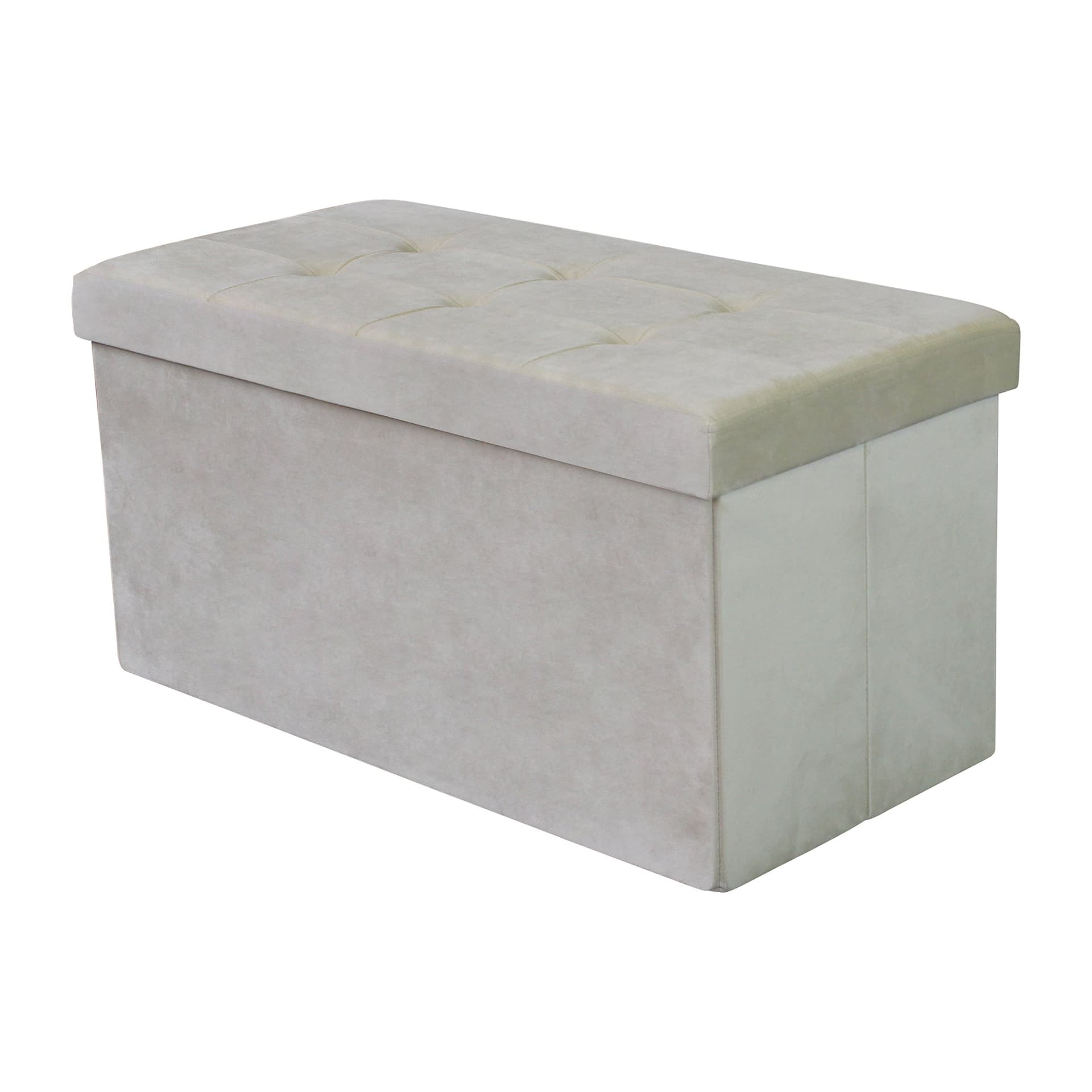 IRO - pouf rettangolare in velluto Beige