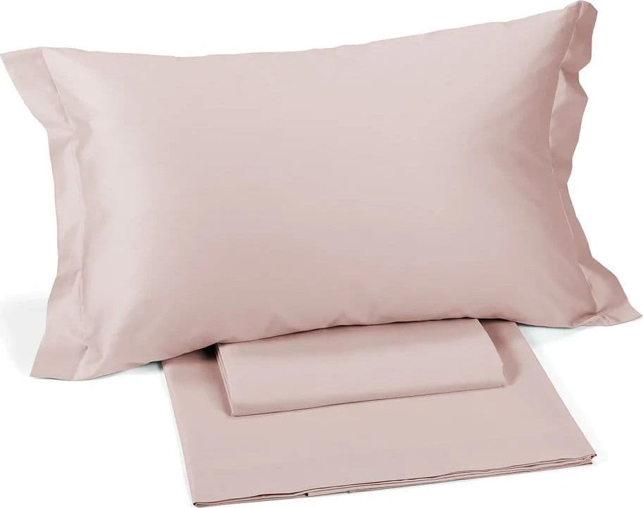 Completo Lenzuola In Raso Di Cotone Class Matrimoniale - Caleffi – Rosa