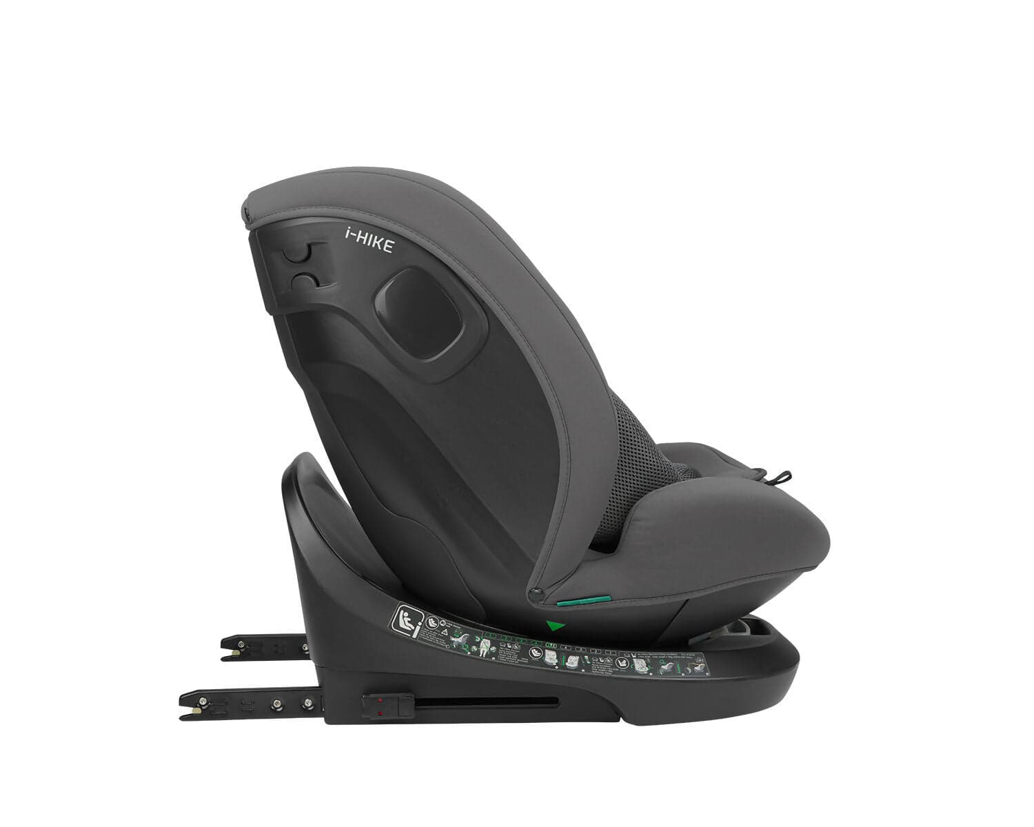 KIKKABOO Seggiolino Auto 40-150 cm i-Hike i-SIZE Dark Grey - Seggiolino Auto con Base Isofix, Da 40 a 150 cm, Omologato ECE R129/03, Girevole A 360° E Reclinabile, Gruppo 0+/1/2/3 Da 0 A 12 Anni, Dark Grey, grigio in Seggiolini auto Sanitaria Gioia del Bimbo - Villa San Giovanni, commercioVirtuoso.it