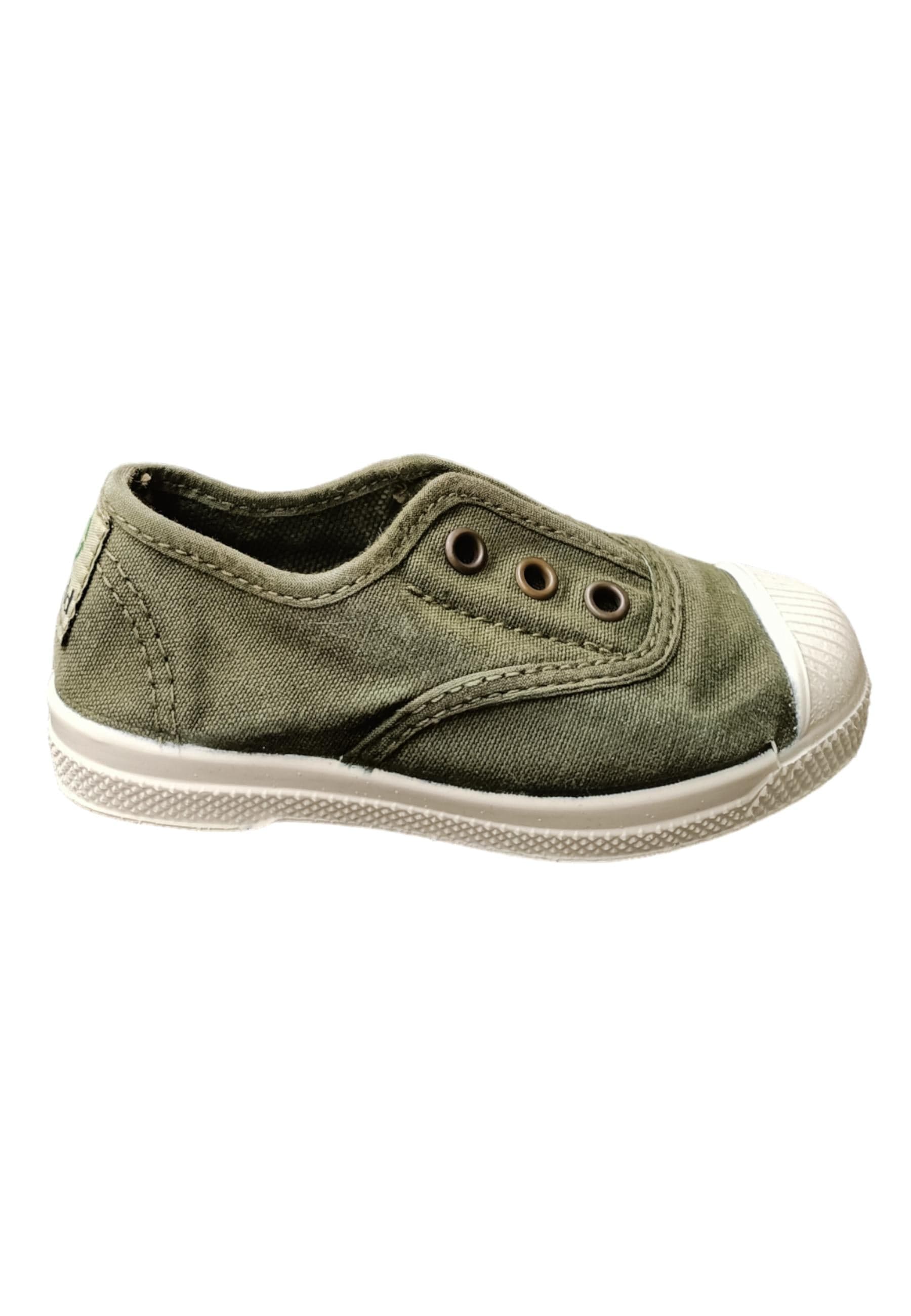 Scarpe sneakers Bambini e ragazzi natural world 470  verdone elastico - 16