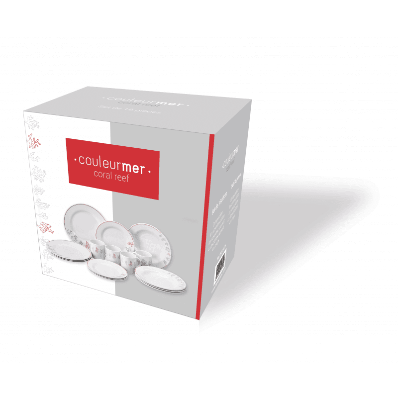 Coral Reef Set Per 4 Persone in Statuine Ebricowill - Palermo, commercioVirtuoso.it