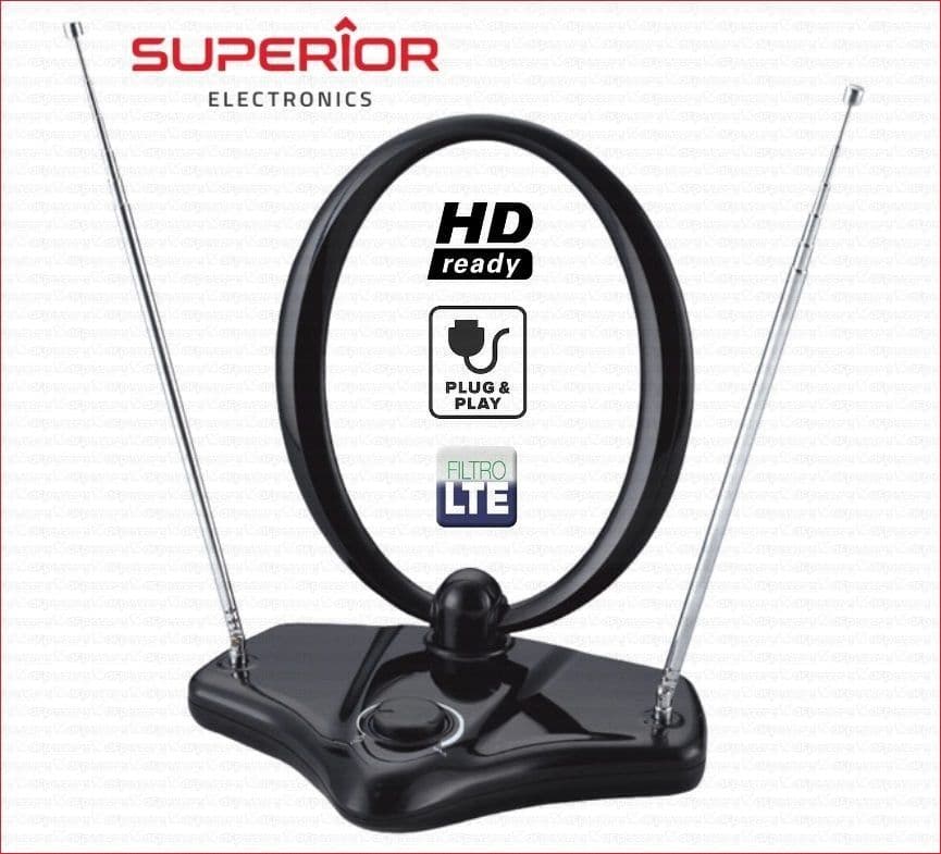 Televisore portatile LED 10,1" Pollici HD XORO PTL 1015 V2 DVB-T2 H.265/HEVC 10 bit con Antenna Digitale Terrestre Amplificata per interni NAI-001 SUPERIOR in Televisori DFP Elettronica Store - Scafati, commercioVirtuoso.it
