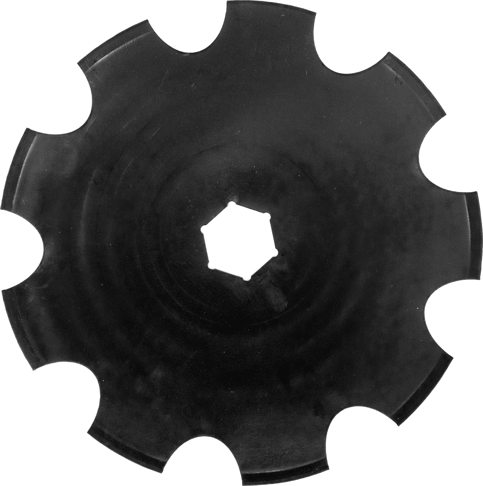 Disco frangizolle dentato con ø 460mm spessore 3mm e foro esagonale di 67mm in Dischi di sgrossatura GardenStore - Novellara, commercioVirtuoso.it
