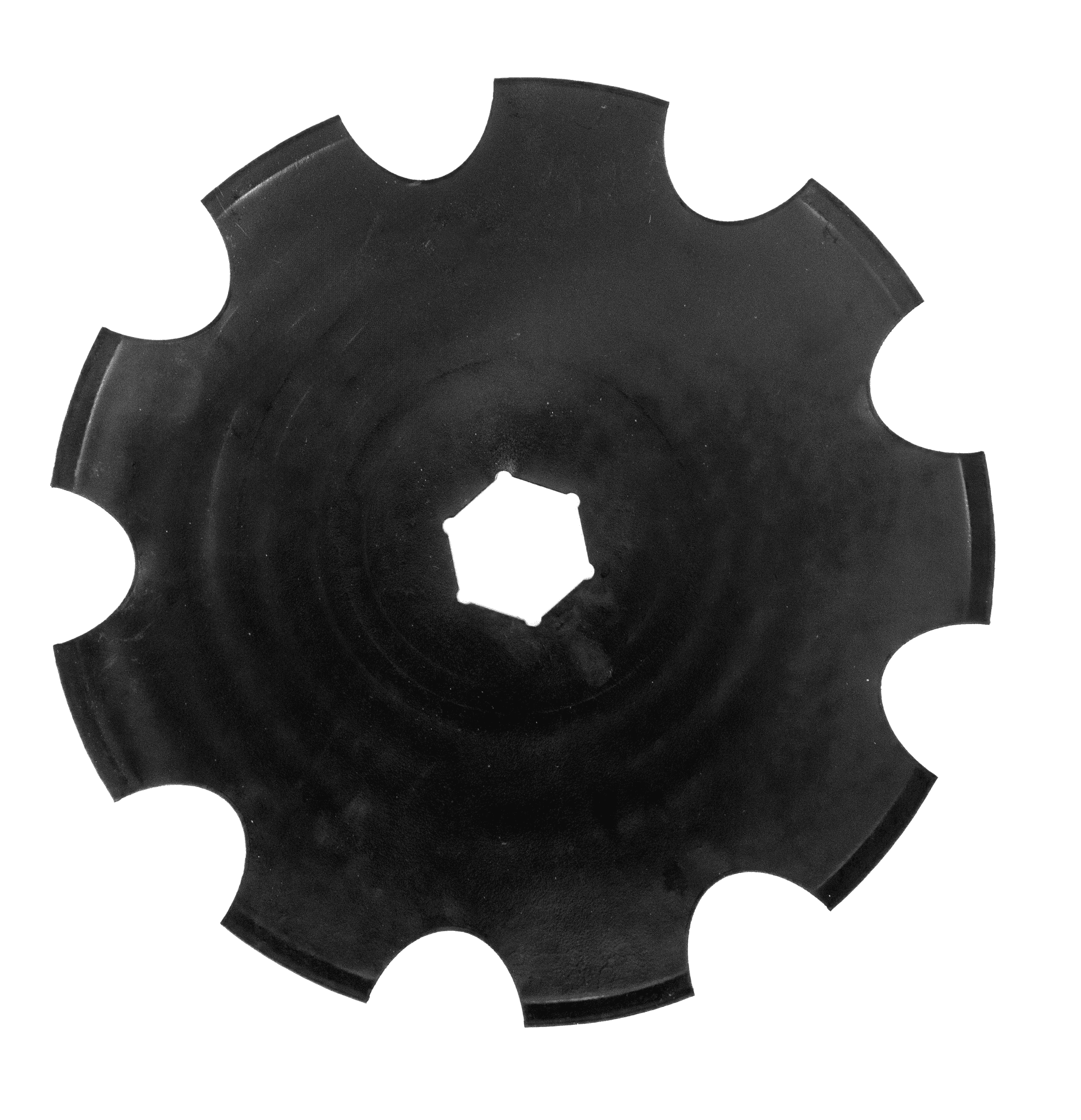 Disco frangizolle dentato con ø 460mm spessore 3mm e foro esagonale di 67mm in Dischi di sgrossatura GardenStore - Novellara, commercioVirtuoso.it