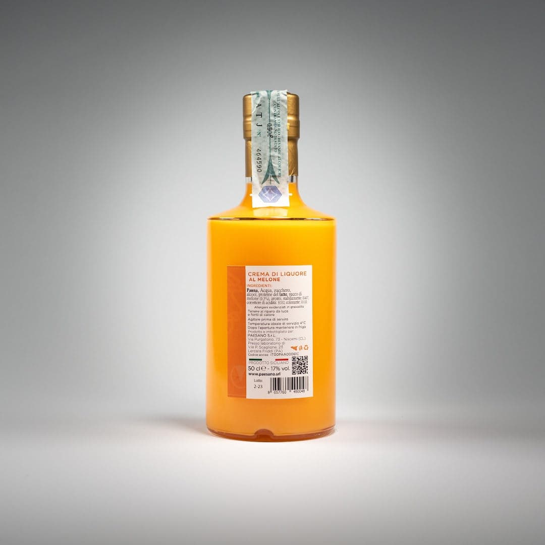 Paesano - Crema di liquore al melone 50 cl in Liquori Sicilya - Messina, commercioVirtuoso.it