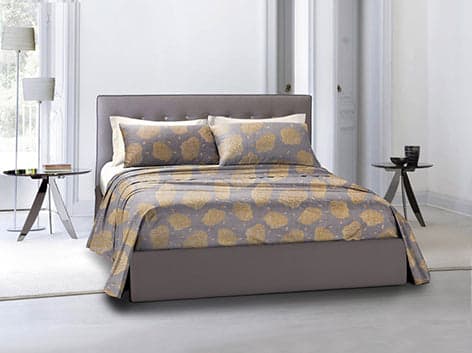 Completo letto lenzuola federe bifaccia double face stampa digitale in cotone made in italy  CORALLI TRE PESCI GRIGIO/BIANCO in Set di lenzuola e federe Vanita di raso - Sesto San Giovanni, commercioVirtuoso.it
