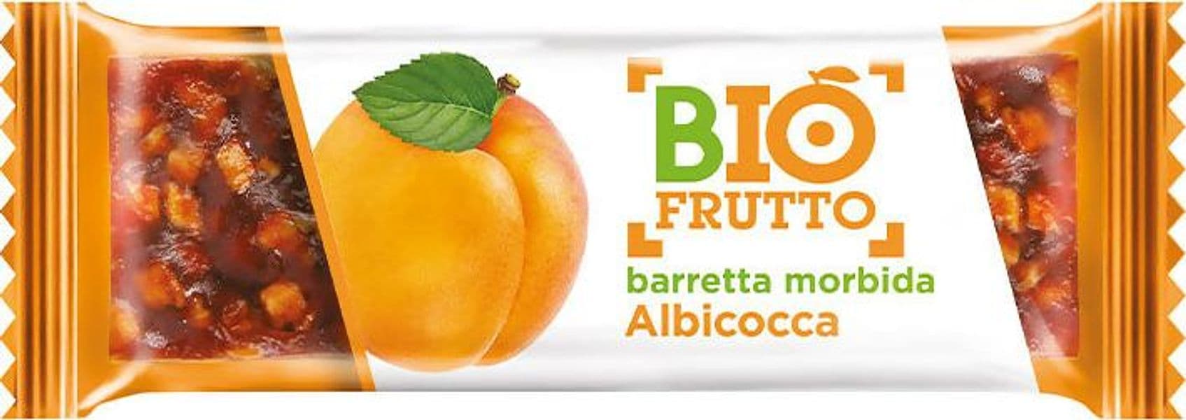 Barretta morbida di frutta - biofrutto albicocca biologica 30g senza zucchero solo frutta